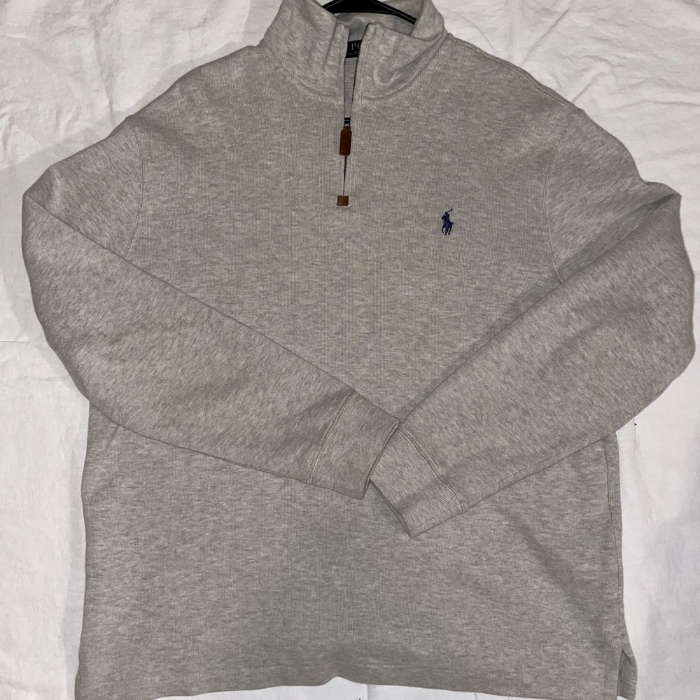 Polo Grey Quarter Zip